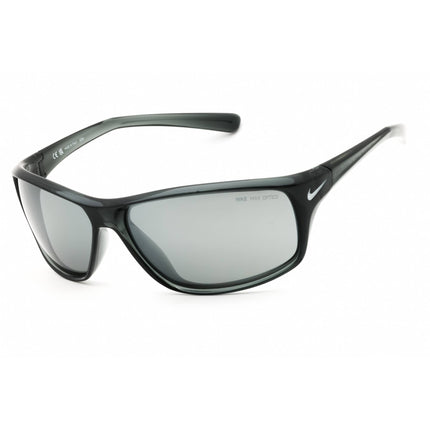 Nike Unisex Sunglasses - Mercury Grey Rectangular Frame | Adrenaline EV0605 (011) ,
