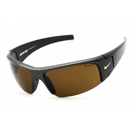 Nike Unisex Sunglasses - Onyx Rectangular Shape Half Rim Frame | DIVERGE P EV0327 027 ,