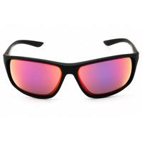 Nike Unisex Sunglasses - Matte Black/Grey Rectangular Full Rim Frame | EV1113 016 ,