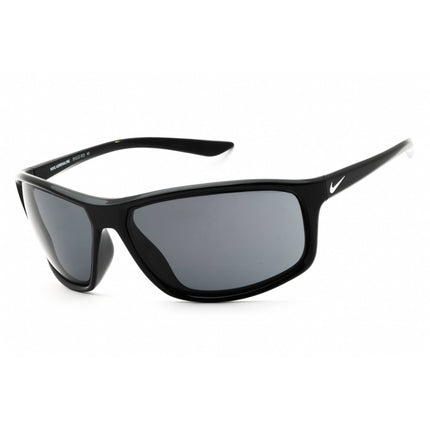 Nike Unisex Sunglasses - Black Rectangular Full Rim Frame | ADRENALINE EV1112 010 ,