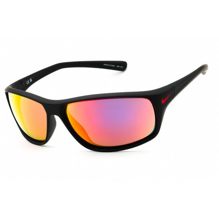 Nike Unisex Sunglasses - Matte Black/Grey Rectangular Frame | ADRENALINE FQ4602 006 ,