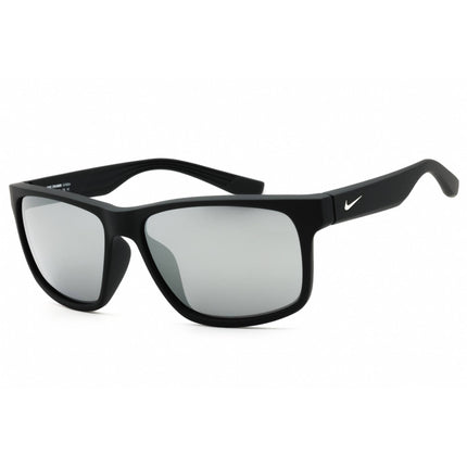 Nike Unisex Sunglasses - Matte Black Rectangular Shape Frame | CRUISER MI EV0834 002 ,