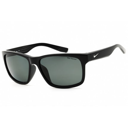 Nike Unisex Sunglasses - Shiny Black Rectangular Shape Frame | CRUISER P FQ4678 010 ,