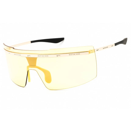 Nike Unisex Sunglasses - Gold Shield Shape Rimless Frame | ECHO SHIELD MR FB4480 750 ,