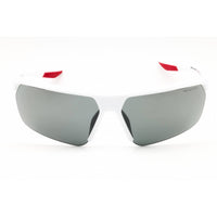 Nike Unisex Sunglasses - White/Wolf Grey Shield Shape Frame | GALE FORCE CW4670 100 ,
