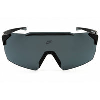 Nike Unisex Sunglasses - Matte Black Half Rim Frame | LIMITLESS SHIELD IB3521X 010 ,