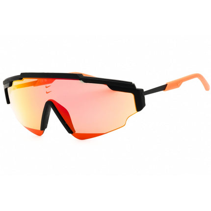 Nike Unisex Sunglasses - Matte Black Half Rim Frame | MARQUEE EDGE 24 E EV24027 008 ,