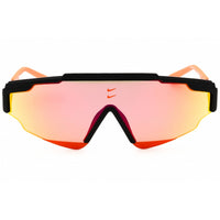 Nike Unisex Sunglasses - Matte Black Half Rim Frame | MARQUEE EDGE 24 E EV24027 008 ,