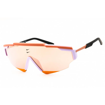 Nike Unisex Sunglasses - Matte Lilac Bloom Half Rim Frame | MARQUEE EDGE M FN0300 519 ,