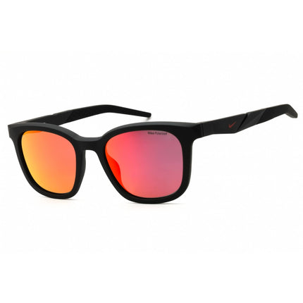 Nike Unisex Sunglasses - Matte Black Rectangular Shape Frame | RADEON 2 P FV2407 010 ,