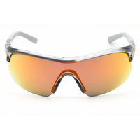 Nike Unisex Sunglasses - Shiny Wolf Grey Shield Half Rim Frame | SHOW X1 DX6520 066 ,