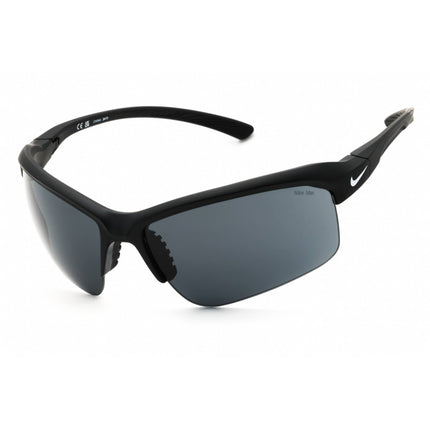Nike Unisex Sunglasses - Matte Black Sport Wraparound Frame | SKYLON RISE IB3520X 010 ,