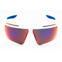 Nike Unisex Sunglasses - White/Game Royal Half Rim Frame | WINDSHIELD 20 CW1287 102 ,