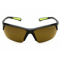 Nike Unisex Sunglasses - Black/Volt Sport Wraparound Frame | SKYLON ACE MI EV0525 077 ,