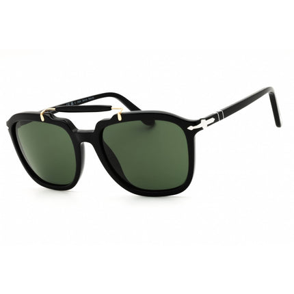 Persol Unisex Sunglasses - Black Acetate Rectangular Full Rim Frame | 0PO0203S 95/31 ,