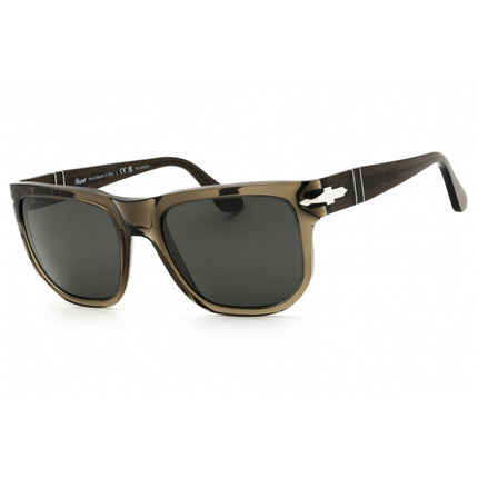 Persol Unisex Sunglasses - Opal Smoke Acetate Rectangular Frame | 0PO3306S 110348 ,
