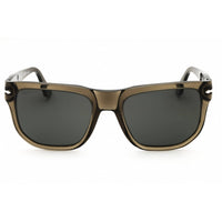 Persol Unisex Sunglasses - Opal Smoke Acetate Rectangular Frame | 0PO3306S 110348 ,