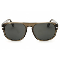 Persol Unisex Sunglasses - Smoke Acetate Oval Shape Full Rim Frame | 0PO3310 110348 ,