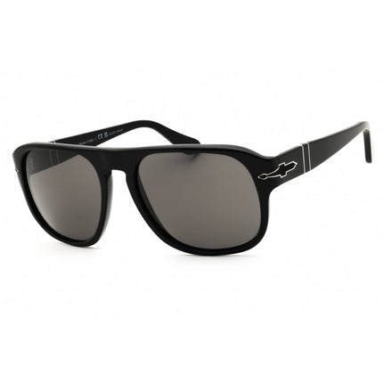 Persol Unisex Sunglasses - Polished Black Acetate Full Rim Frame | 0PO3310 B95/B157 ,