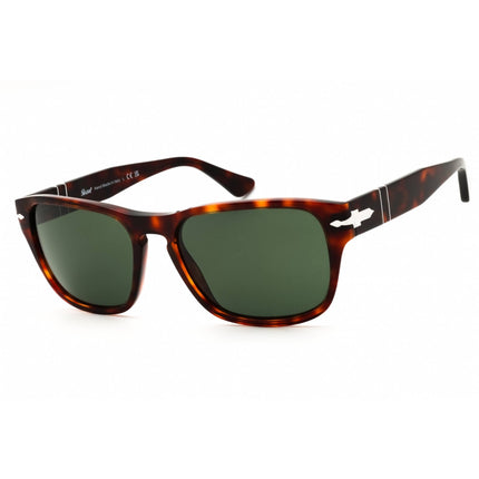 Persol Unisex Sunglasses - Havana Acetate Rectangular Full Rim Frame | 0PO3341S 24/31 ,