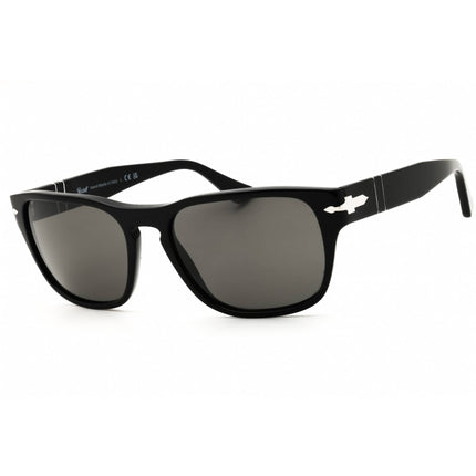 Persol Unisex Sunglasses - Black Acetate Rectangular Full Rim Frame | 0PO3341S 95/B1 ,