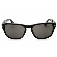 Persol Unisex Sunglasses - Black Acetate Rectangular Full Rim Frame | 0PO3341S 95/B1 ,