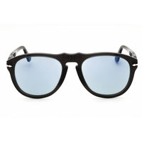 Persol Unisex Sunglasses - Striped Brown Acetate Oval Full Rim Frame | PO0649 119656 ,