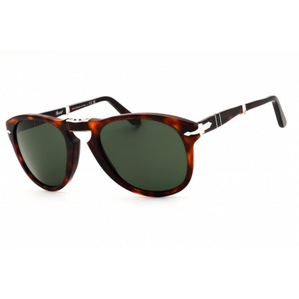 Persol Unisex Sunglasses - Havana Acetate Oval Shape Full Rim Frame | PO0714 24/31 ,