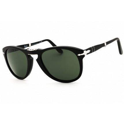 Persol Unisex Sunglasses - Crystal Black Gray Shaded Aviator Frame | PO0714 95/31 ,