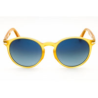 Persol Unisex Sunglasses - Honey Plastic Round Shape Full Rim Frame | PO3171S 204/S3 ,