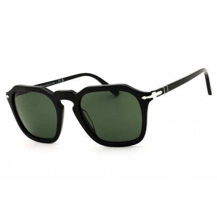 Persol Unisex Sunglasses - Black Plastic Rectangular Full Rim Frame | PO3292S 95/31 ,
