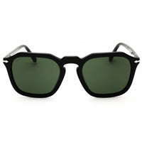 Persol Unisex Sunglasses - Black Plastic Rectangular Full Rim Frame | PO3292S 95/31 ,