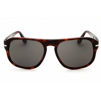 Persol Unisex Sunglasses - Havana Acetate Rectangular Full Rim Frame | PO3310S 24/B1 ,