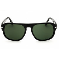 Persol Unisex Sunglasses - Black Acetate Rectangular Full Rim Frame | PO3310S 95/31 ,
