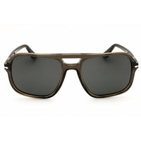 Persol Unisex Sunglasses - Smoke Acetate Rectangular Full Rim Frame | PO3328S 110348 ,