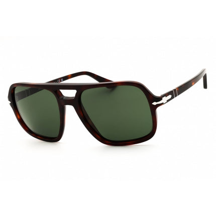 Persol Unisex Sunglasses - Tortoise Acetate Rectangular Shape Frame | PO3328S 24/31 ,