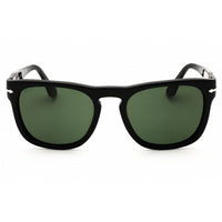 Persol Unisex Sunglasses - Black Acetate Rectangular Full Rim Frame | PO3333S 95/31 ,