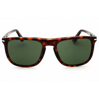 Persol Unisex Sunglasses - Havana Acetate Rectangular Full Rim Frame | PO3336S 24/31 ,