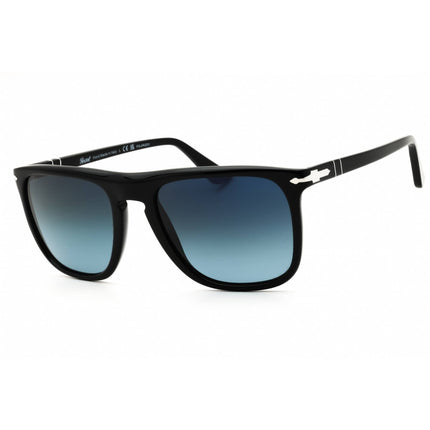 Persol Unisex Sunglasses - Black Acetate Rectangular Full Rim Frame | PO3336S 95/S3 ,