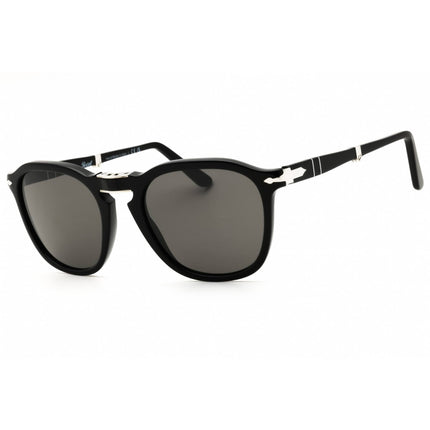 Persol Unisex Sunglasses - Black Acetate Round Shape Full Rim Frame | PO3345S 95/B1 ,