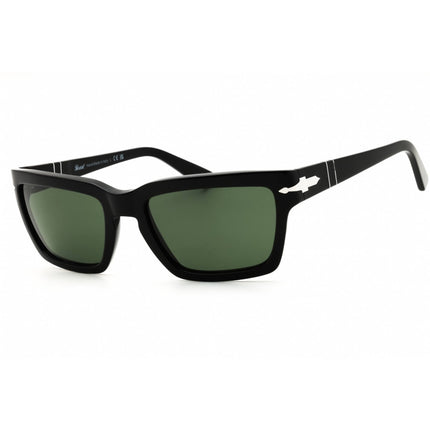 Persol Unisex Sunglasses - Black Acetate Rectangular Full Rim Frame | PO3363S 95/31 ,