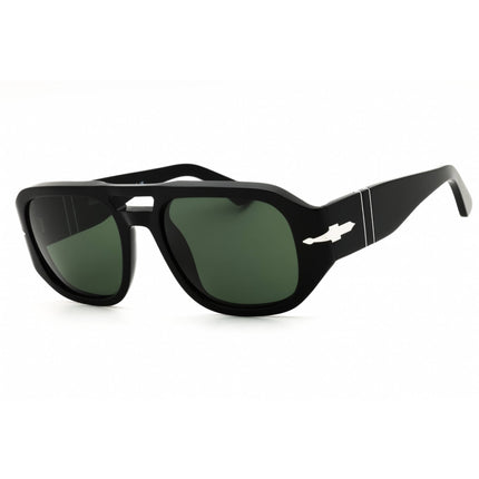 Persol Unisex Sunglasses - Shiny Black Acetate Oval Full Rim Frame | PO3373S 95/31 ,