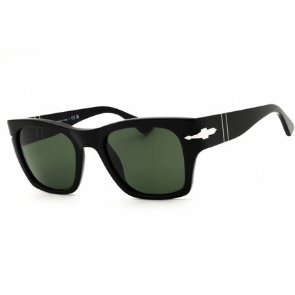 Persol Unisex Sunglasses - Polished Black Acetate Rectangular Frame | PO3384S 95/31 ,