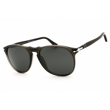 Persol Unisex Sunglasses - Smoke Acetate Oval Shape Full Rim Frame | PO9649S 110348 ,