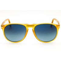 Persol Unisex Sunglasses - Miele Acetate Oval Shape Full Rim Frame | PO9649S 204/S3 ,