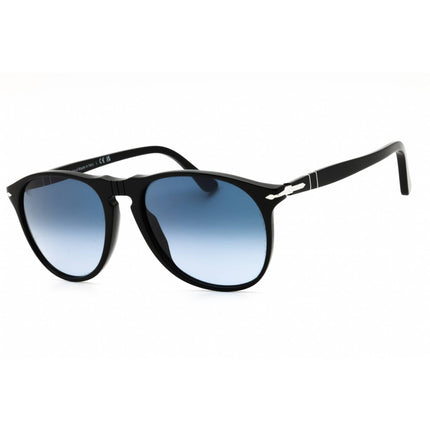 Persol Unisex Sunglasses - Black Acetate Oval Shape Full Rim Frame | PO9649S 95/Q8 ,