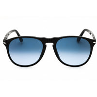 Persol Unisex Sunglasses - Black Acetate Oval Shape Full Rim Frame | PO9649S 95/Q8 ,