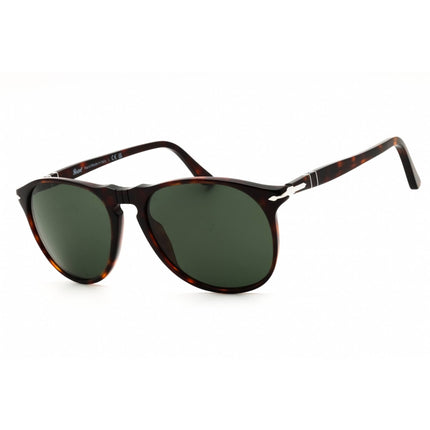 Persol Unisex Sunglasses - Havana Acetate Oval Shape Full Rim Frame | PO9649S 24/31 ,