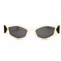 Philipp Plein Unisex Sunglasses - Shiny Beige Acetate Full Rim Frame | SPP136M 5206K6 ,