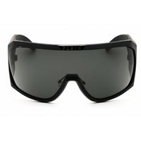 Philipp Plein Unisex Sunglasses - Semi-Matte Black Shield Shape Frame | SPP154 0U28 ,